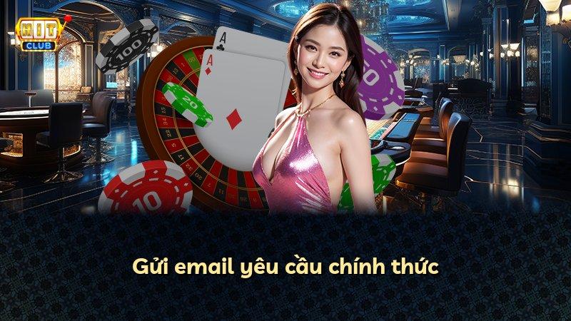 Gửi email yêu cầu chính thức
